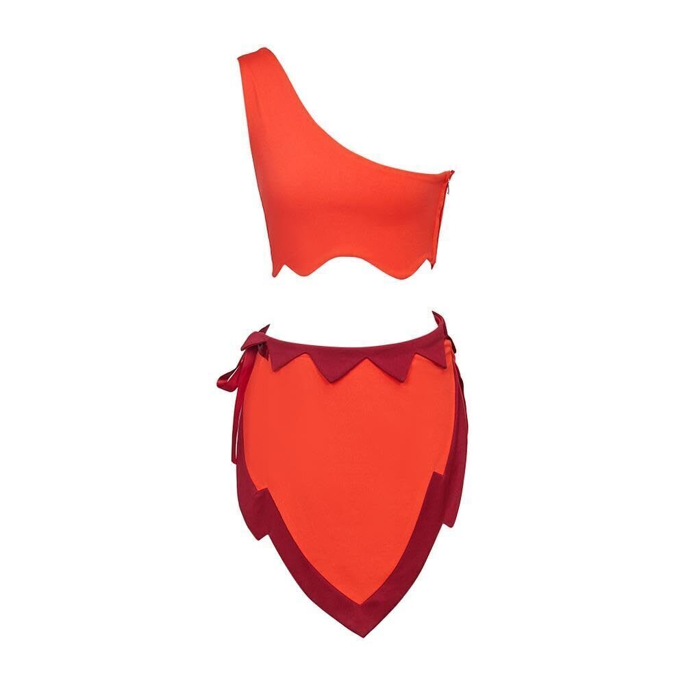 4553 Crysta Cosplay Ferngully The Last Rainfores Costume Sexy Crop Tops